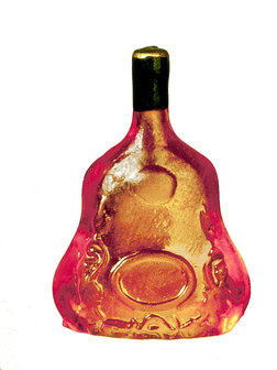 Sierlijke whiskey fles; miniatures world; Poppenhuis 1:12; 1op12; inrichting voor poppenhuizen; poppenhuizen; modelbouw; poppen
