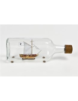  Yacht d&#039;Oro; schip in fles kopen; schip in fles bouwpakket; bootje in fles knutselen; zeilboot in fles; scheepje in fle