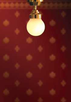 Plafondlamp; verlichting; schaal 1op12; 1:12;poppenhuis verlichting aanleggen; poppenhuis verlichting aanleggen; poppenhuis lam