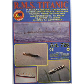 Mantua; Titanic; Houten bouwmodel; houten modelbouw; modelbouw boot; 