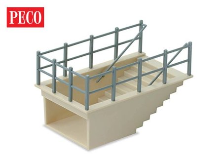 Perrontrap kit; peco; schaal 1op87; spoor h0; schaal 1:87; Scenery voor Spoor H0; Scenery; spoor H0; modelspoor schaal 1:87; 