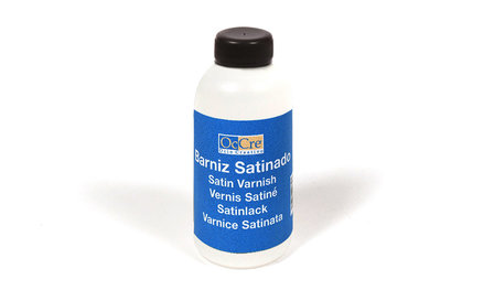 Vernis, Satin, 250 ml; verf; verf modelbouw; modelbouw verf; revell; humbrol; rustins; beits; lak; Satijnvernis, 100 ml