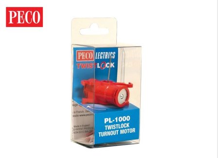 Wisselmotor (zuinig) PL10W; peco modelspoor; peco rails; peco wissels; spoor N; spoor HO; spoor G; spoor 1; spoor 0; spoor HOe;