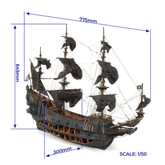 The Flying Dutchman; OC14010; OcCre; Modelbouw schepen; Modelbouw