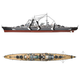 OcCre; Modelbouw schepen; Modelbouw; 16000; OC16000; Prinz Eugen