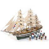 modelbouw schepen; OcCre; Occre modelbouw; modelbouw;  hobby en modelbouw; Verfpakket voor de Amerigo Vespucci