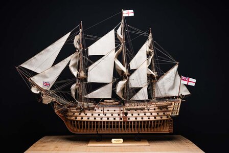 HMS Victory Houten Scheepsmodel 1:87