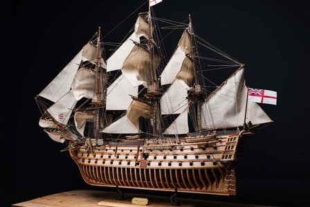 HMS Victory Houten Scheepsmodel 1:87