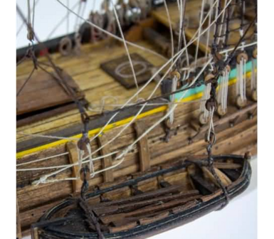 Kolderstok, modelbouwpakket, VOC Retourschip Batavia, modelbouw, schip, Batavia, Gouden Eeuw, historische schepen, modelbouw vo