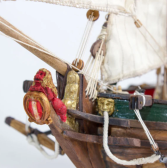 Kolderstok, modelbouwpakket, VOC Retourschip Batavia, modelbouw, schip, Batavia, Gouden Eeuw, historische schepen, modelbouw vo