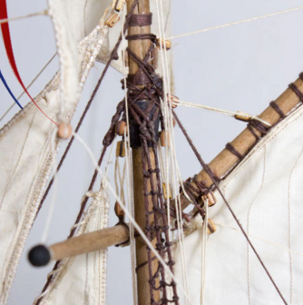 Kolderstok, modelbouwpakket, VOC Retourschip Batavia, modelbouw, schip, Batavia, Gouden Eeuw, historische schepen, modelbouw vo