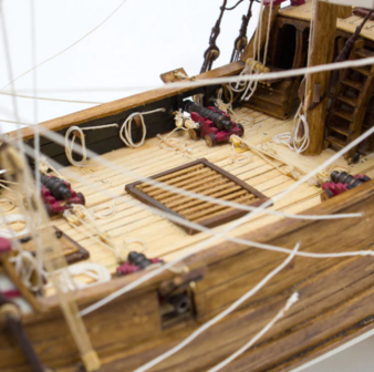 Kolderstok, modelbouwpakket, VOC Retourschip Batavia, modelbouw, schip, Batavia, Gouden Eeuw, historische schepen, modelbouw vo