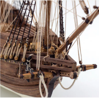Kolderstok, modelbouwpakket, VOC Retourschip Batavia, modelbouw, schip, Batavia, Gouden Eeuw, historische schepen, modelbouw vo