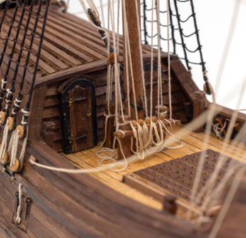 Kolderstok, modelbouwpakket, VOC Retourschip Batavia, modelbouw, schip, Batavia, Gouden Eeuw, historische schepen, modelbouw vo