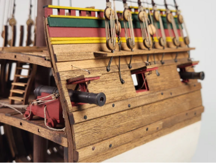 Kolderstok, modelbouwpakket, VOC Retourschip Batavia, modelbouw, schip, Batavia, Gouden Eeuw, historische schepen, modelbouw vo