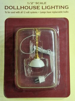 Spotje glanzend zwart (LED); verlichting; schaal 1op24; 1:24;poppenhuis verlichting aanleggen; poppenhuis verlichting aanleggen