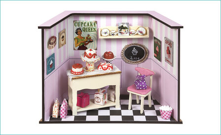 Junior diorama Cupcake winkel