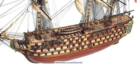 Sant&iacute;sima Trinidad; OC15800; Occre; Modelbouw schepen; Modelbouw; OcCre; Nederlandse bouwbeschrijving; 15800; modelbouw;