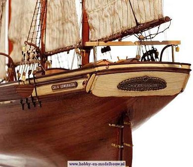  Cala Esmeralda; OC13002; modelbouw schepen; OcCre; Occre modelbouw; modelbouw; nederlandse bouwbeschrijving