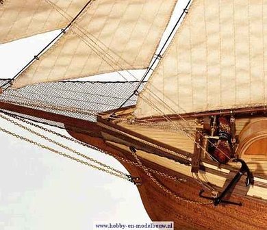  Cala Esmeralda; OC13002; modelbouw schepen; OcCre; Occre modelbouw; modelbouw; nederlandse bouwbeschrijving