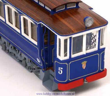 Tram Tibidabo Tramvia Blau voor spoor G; 53001; nederlandse bouwbeschrijving; OcCre; Occre modelbouw; modelbouw; modelbouw; mod