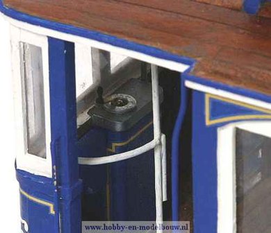 Tram Tibidabo Tramvia Blau voor spoor G; 53001; nederlandse bouwbeschrijving; OcCre; Occre modelbouw; modelbouw; modelbouw; mod