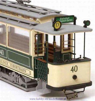 Tram Berlin voor spoor G; 53004; spoor G; nederlandse bouwbeschrijving; OcCre; Occre modelbouw; modelbouw; modelbouw; modelbouw