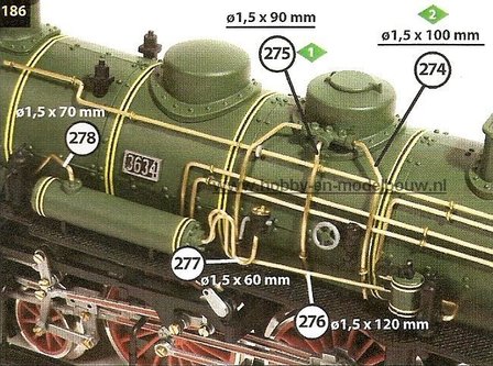 OC54002; Stoomlocomotief S 3/6 BR18 voor spoor 1; modelbouw stoomlocomotief,occre modeltreinen,spoor G,spoor LGB,Spoor 1,schaal