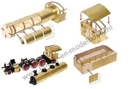 OC54002; Stoomlocomotief S 3/6 BR18 voor spoor 1; modelbouw stoomlocomotief,occre modeltreinen,spoor G,spoor LGB,Spoor 1,schaal