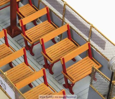 Tram London 106 voor spoor G; 53008;  London 106; spoor G; modelbouw tram OcCre; Occre modelbouw; modelbouw; nederlandse bouwbe
