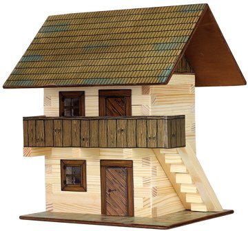 Hobby en modelbouw; Graanschuur; W06;  Walachia; houten speelgoed, houten modelbouw, schaal 1:32; 1:32; modelbouw;