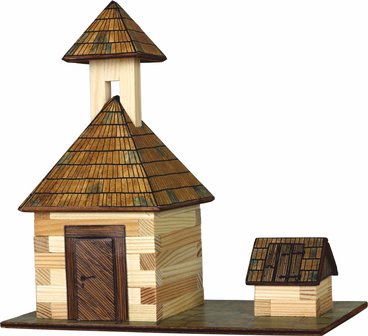 hobby en modelbouw; Klokkentoren; w09; Walachia; houten speelgoed, houten modelbouw, schaal 1:32; 1:32; modelbouw;