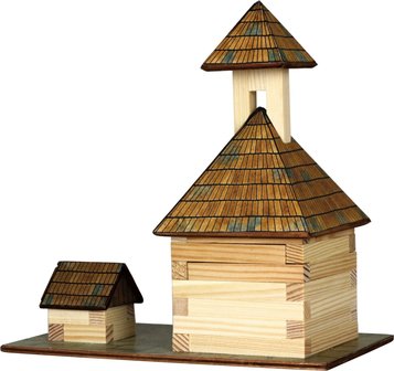 hobby en modelbouw; Klokkentoren; w09; Walachia; houten speelgoed, houten modelbouw, schaal 1:32; 1:32; modelbouw;