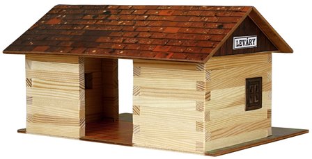 hobby en modelbouw; Treinstation; W11; Walachia; houten speelgoed, houten modelbouw, schaal 1:32; 1:32; modelbouw;