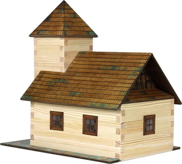 hobby en modelbouw; Kerk; W12;  Walachia; houten speelgoed, houten modelbouw, schaal 1:32; 1:32; modelbouw;