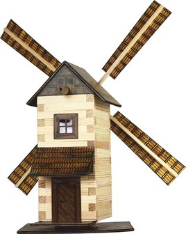 hobby en modelbouw; Windmolen; W15; Walachia; houten speelgoed, houten modelbouw, schaal 1:32; 1:32; modelbouw;