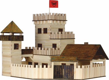 hobby en modelbouw; Kasteel; W19;  Walachia; houten speelgoed, houten modelbouw, schaal 1:32; 1:32; modelbouw;