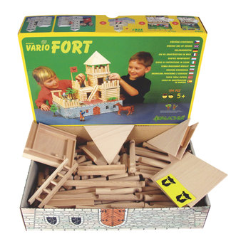 hobby en modelbouw; Variobox Forte 194 stukjes; W22; Walachia; houten speelgoed, houten modelbouw, schaal 1:32; 1:32; modelbouw