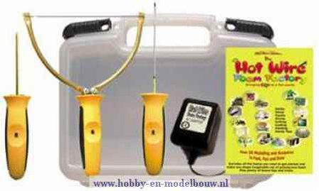 Hot Wire 3-in-1 piepschuimsnijder set; foam factory; styroporsnijder,piepschuim snijden,piepschuimsnijder,polistyrol snijden,fo