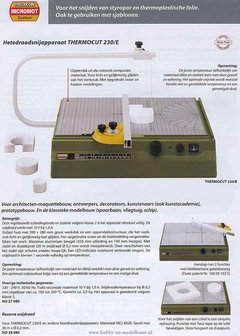 Styroporsnijtafel Thermocut 230/E; Proxxon; styroporsnijder,piepschuim snijden,piepschuimsnijder,polistyrol snijden,styrofoam s