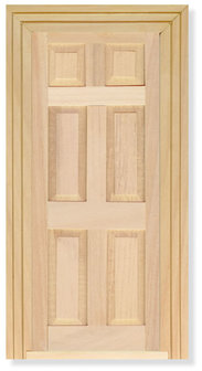 deur; deuren; Poppenhuis; schaal 1 op 12: 1op12; poppenhuis; bouwelementen poppenhuis; hobby en modelbouw