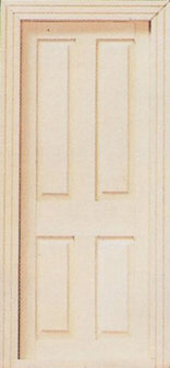 deur; deuren; Poppenhuis; schaal 1 op 12: 1op12; poppenhuis; bouwelementen poppenhuis; hobby en modelbouw
