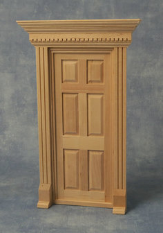 deur; deuren; Poppenhuis; schaal 1 op 12: 1op12; poppenhuis; bouwelementen poppenhuis; hobby en modelbouw