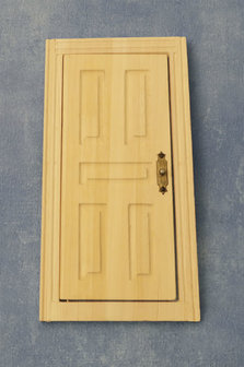 deur; deuren; Poppenhuis; schaal 1 op 12: 1op12; poppenhuis; bouwelementen poppenhuis; 