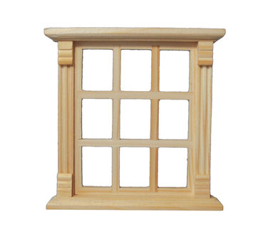 raam; ramen; raamkozijn; Poppenhuis; schaal 1 op 12: 1op12; poppenhuis; bouwelementen poppenhuis; 