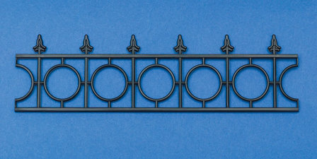balustrade; Poppenhuis; schaal 1 op 12: 1op12; poppenhuis; bouwelementen poppenhuis; 