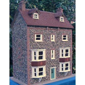 daktegels; dakbedekking; stenen dakpannen poppenhuis; modelbouw dakpannen; mini dakpannen; Poppenhuis; schaal 1 op 12: 1op12; p