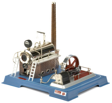 Stoommachinefabriek;  D20; wilesco;  stoommachines; scheepsstoommachine; stoomketels; stoomorgel; stoomtractor; stoomwals; wile