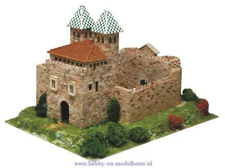 Aedes Ars; 1002; miniatuur kastelen; modelbouw kastelen;  miniatuur burchten; modelbouw burchten; echte steentjes; keramische s