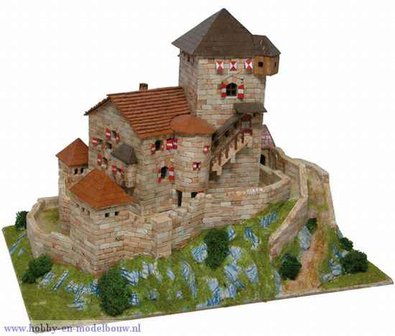 Burg Branzoll; Aedes Ars; 1054; miniatuur kastelen; modelbouw kastelen;  miniatuur burchten; modelbouw burchten; echte steentje